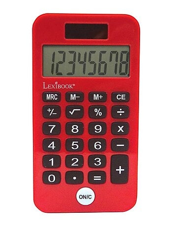 Calculadora de bolsillo miraculous de 8 dígitos con funda protectora