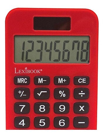 Calculadora de bolsillo miraculous de 8 dígitos con funda protectora