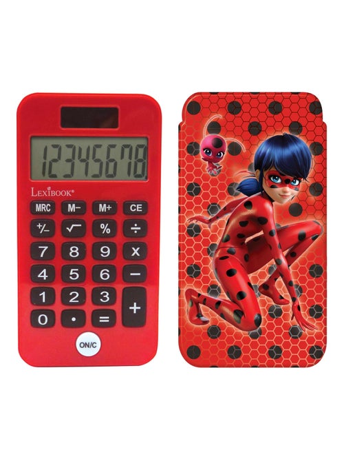 Calculadora de bolsillo Miraculous de 8 dígitos con funda protectora - Kiabi