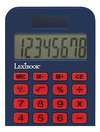 Calculadora de bolsillo SpiderMan de 8 dígitos con funda protectora