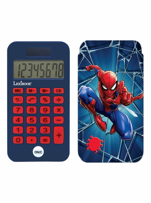 Calculadora de bolsillo SpiderMan de 8 dígitos con funda protectora - Kiabi