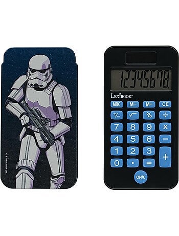 Calculadora de bolsillo Star Wars 8 dígitos con funda protectora