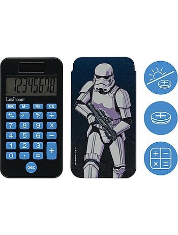 Calculadora de bolsillo Star Wars 8 dígitos con funda protectora