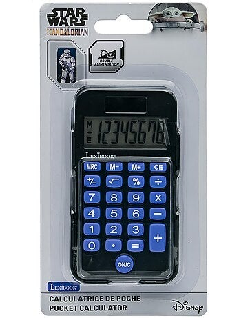Calculadora de bolsillo Star Wars 8 dígitos con funda protectora