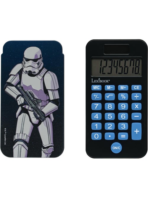 Calculadora de bolsillo Star Wars 8 dígitos con funda protectora - Kiabi