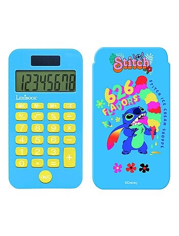 Calculadora de bolsillo stitch de 8 dígitos con funda protectora