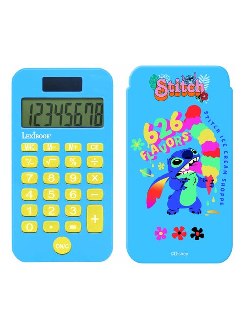 Calculadora de bolsillo Stitch de 8 dígitos con funda protectora - Kiabi