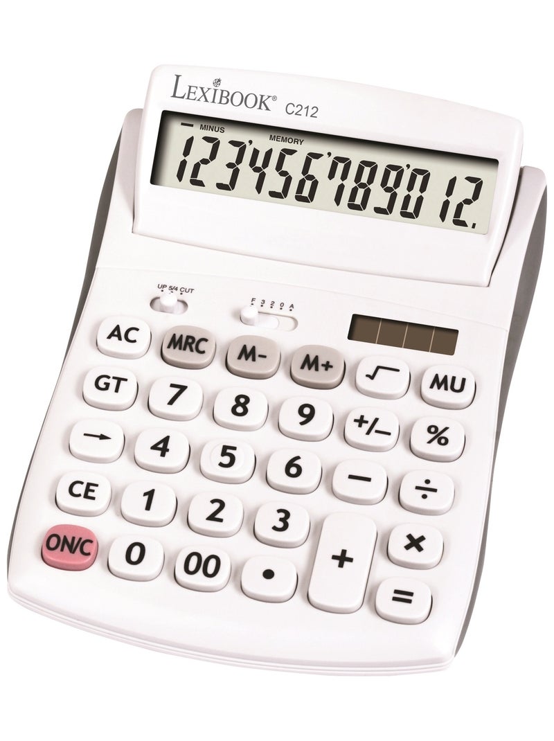 Calculadora de sobremesa de 12 dígitos Blanco - Kiabi