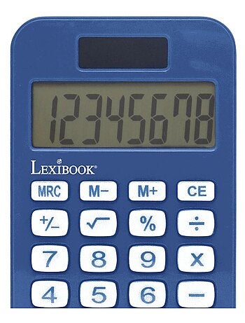 Calculadora soccer de 8 dígitos con tapa de protección