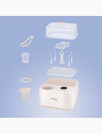 Calentador de biberones 2 en 1 LIONELO Steamup - Esterilizador de biberones - Sin BPA