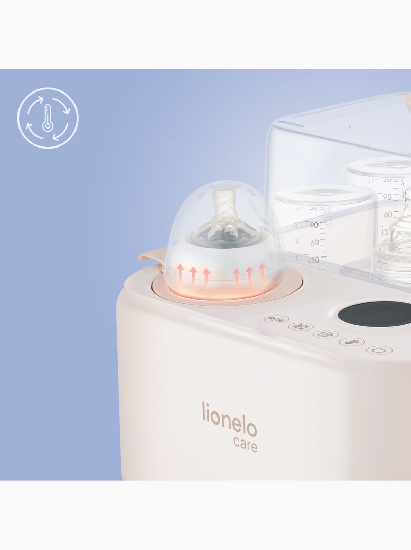 Calentador de biberones 2 en 1 LIONELO Steamup - Esterilizador de biberones - Sin BPA Beige - Kiabi