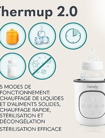 Calentador de biberones 5 en 1 LIONELO Thermup: esteriliza, calienta y descongela