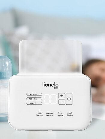 Calentador de biberones Lionelo Thermup Double 6 en 1 - Calienta dos biberones - Rápido e intuitivo