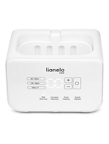 Calentador de biberones Lionelo Thermup Double 6 en 1 - Calienta dos biberones - Rápido e intuitivo