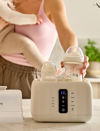 Calentador de biberones LIONELO Thermup Duo 6 en 1 - Esteriliza - Calienta - Sin BPA