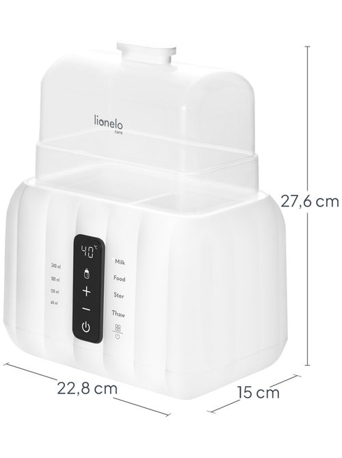 Calentador de biberones LIONELO Thermup Duo 6 en 1 - Esteriliza - Calienta - Sin BPA - Kiabi