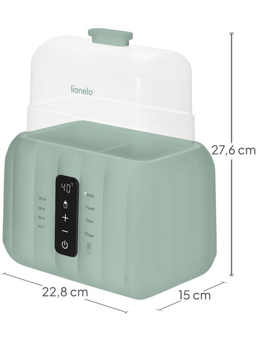 Calentador de biberones LIONELO Thermup Duo 6 en 1 - Esteriliza - Calienta - Sin BPA - Kiabi Calentador de biberones LIONELO Thermup Duo 6 en 1 - Esteriliza - Calienta - Sin BPA - Kiabi