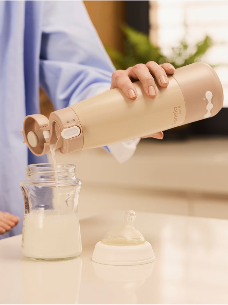 Calentador de biberones Nomad LIONELO Thermup Bottle - 350 ml - 20 horas inalámbrico Beige - Kiabi