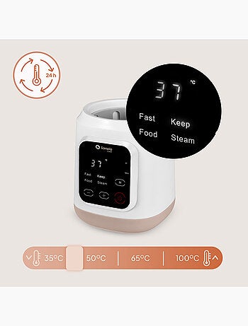 Calentador de biberones portátil LIONELO Thermup 3.0 - Esteriliza - Calienta - Descongela - Sin BPA