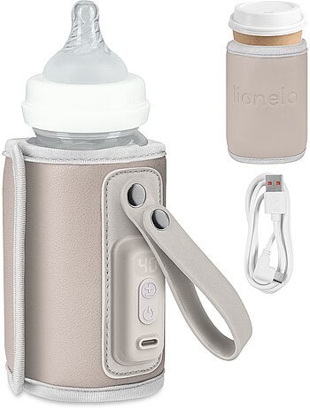 Calentador de biberones portátil LIONELO Thermup Go - USB - Temperatura hasta 24 horas - Sin BPA