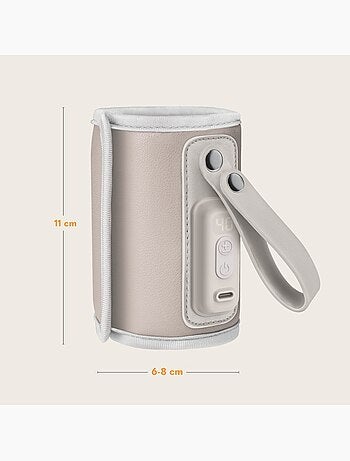 Calentador de biberones portátil LIONELO Thermup Go - USB - Temperatura hasta 24 horas - Sin BPA