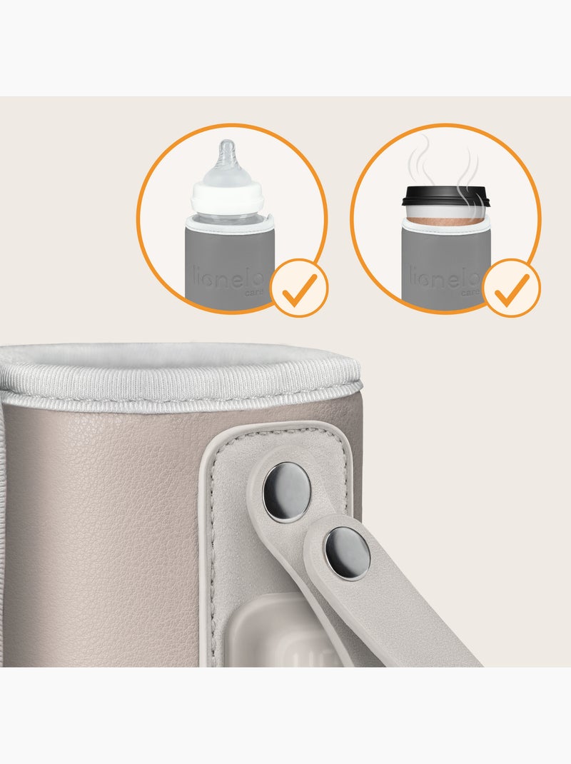 Calentador de biberones portátil LIONELO Thermup Go - USB - Temperatura hasta 24 horas - Sin BPA Beige - Kiabi