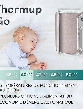 Calentador de biberones portátil LIONELO Thermup Go - USB - Temperatura hasta 24 horas - Sin BPA