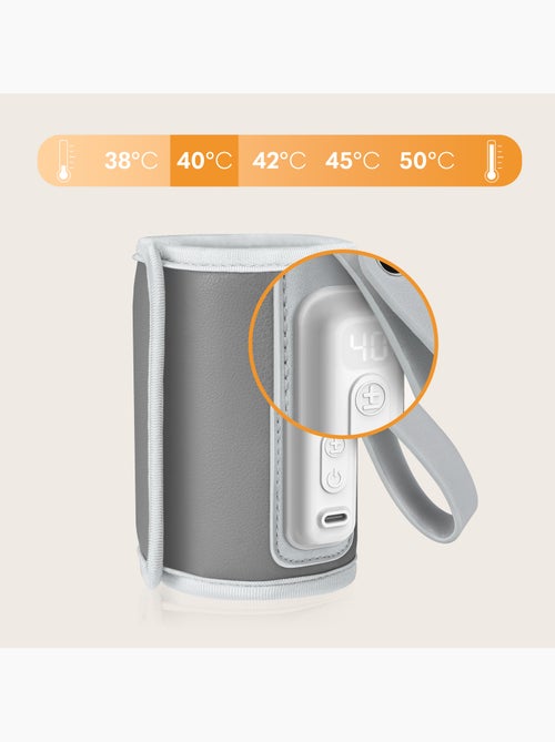 Calentador de biberones portátil LIONELO Thermup Go - USB - Temperatura hasta 24 horas - Sin BPA - Kiabi Calentador de biberones portátil LIONELO Thermup Go - USB - Temperatura hasta 24 horas - Sin BPA - Kiabi