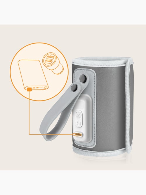 Calentador de biberones portátil LIONELO Thermup Go - USB - Temperatura hasta 24 horas - Sin BPA - Kiabi Calentador de biberones portátil LIONELO Thermup Go - USB - Temperatura hasta 24 horas - Sin BPA - Kiabi