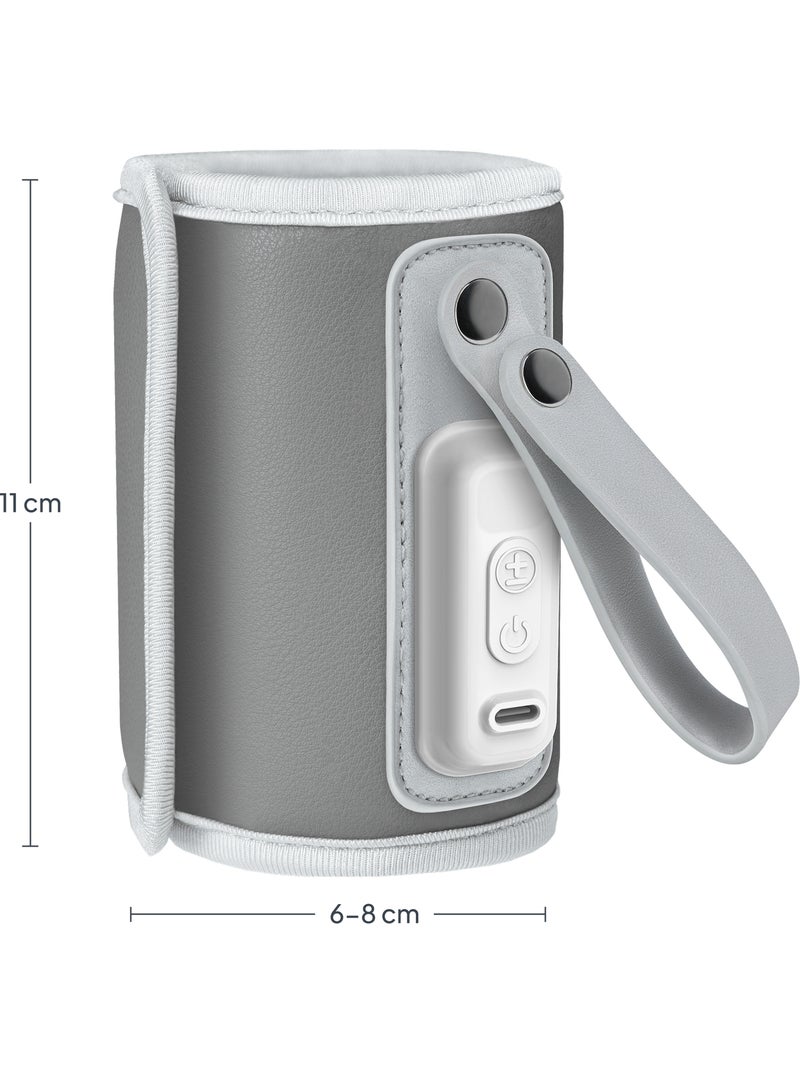 Calentador de biberones portátil LIONELO Thermup Go - USB - Temperatura hasta 24 horas - Sin BPA Gris - Kiabi