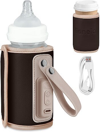 Calentador de biberones portátil LIONELO Thermup Go - USB - Temperatura hasta 24 horas - Sin BPA