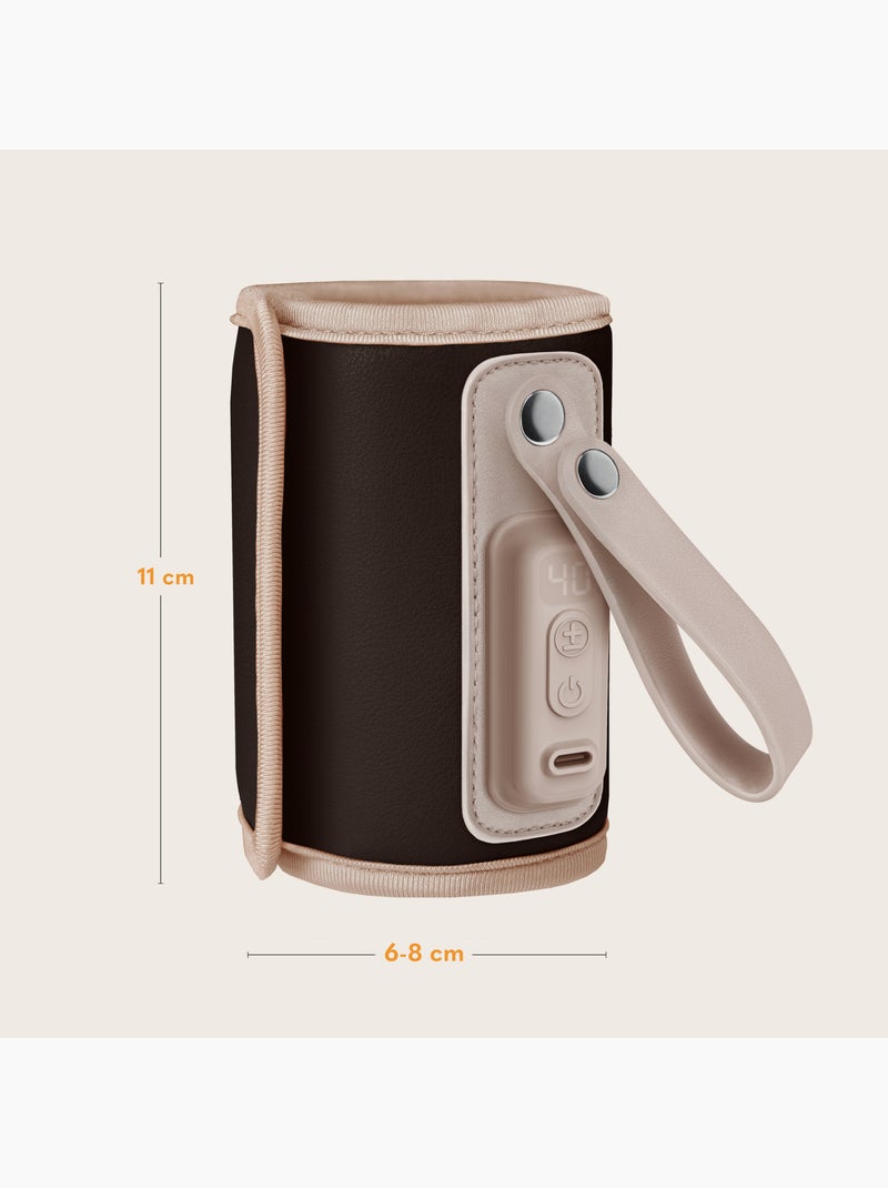 Calentador de biberones portátil LIONELO Thermup Go - USB - Temperatura hasta 24 horas - Sin BPA Marrón - Kiabi