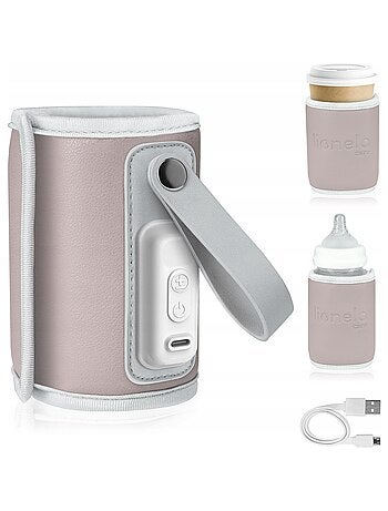 Calentador de biberones portátil LIONELO Thermup Go - USB - Temperatura hasta 24 horas - Sin BPA