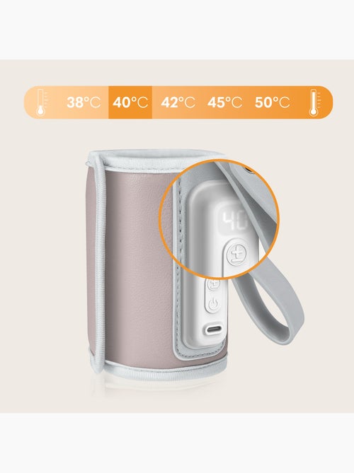 Calentador de biberones portátil LIONELO Thermup Go - USB - Temperatura hasta 24 horas - Sin BPA - Kiabi