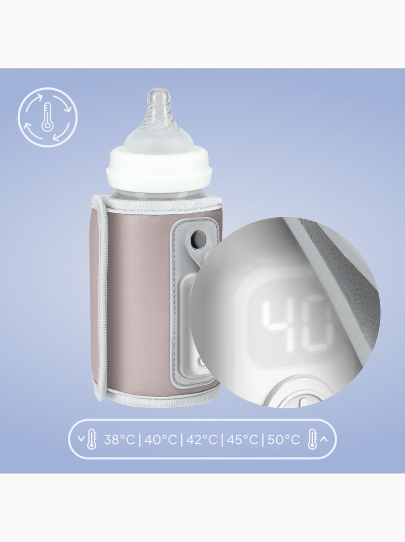 Calentador de biberones portátil LIONELO Thermup Go - USB - Temperatura hasta 24 horas - Sin BPA Rosa - Kiabi