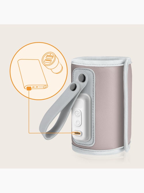 Calentador de biberones portátil LIONELO Thermup Go - USB - Temperatura hasta 24 horas - Sin BPA - Kiabi