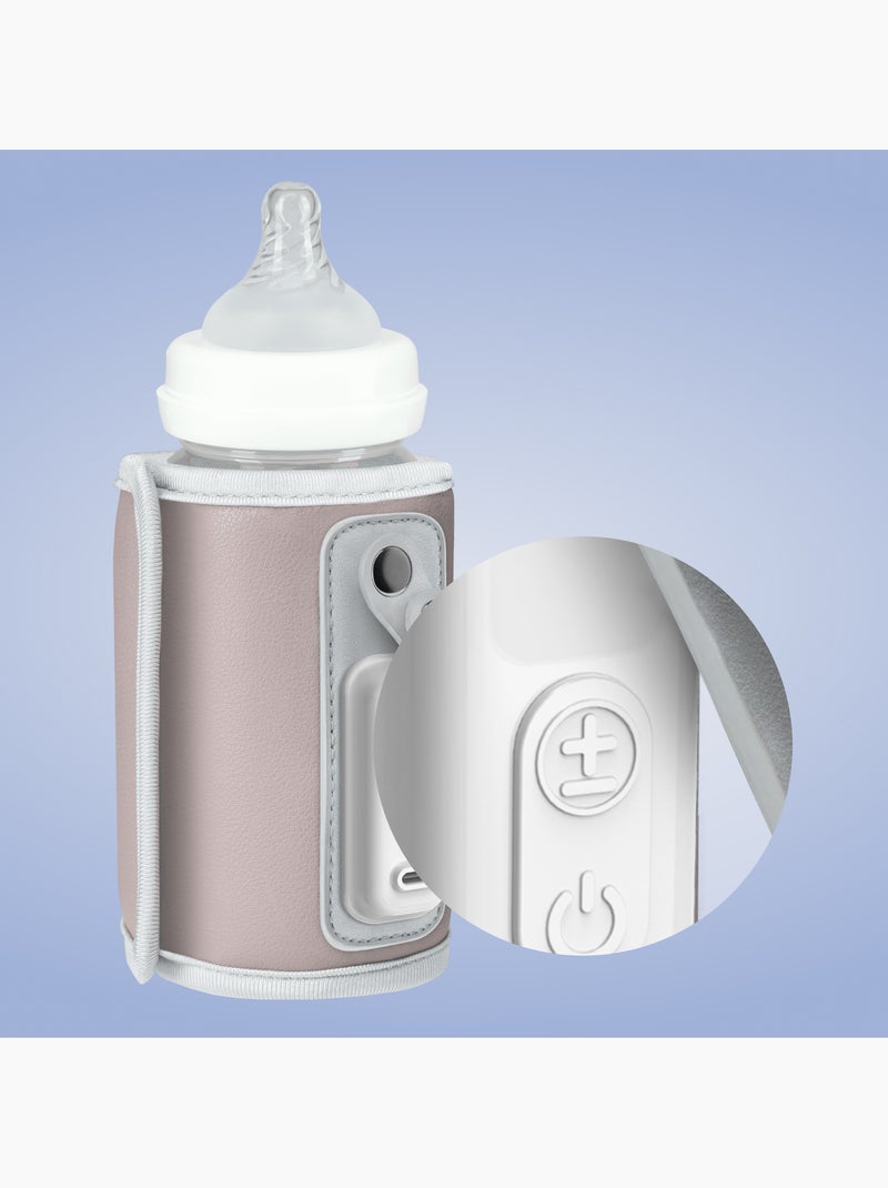 Calentador de biberones portátil LIONELO Thermup Go - USB - Temperatura hasta 24 horas - Sin BPA Rosa - Kiabi