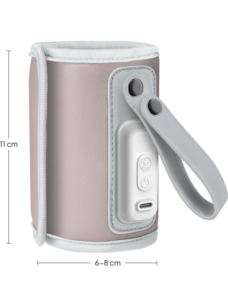 Calentador de biberones portátil LIONELO Thermup Go - USB - Temperatura hasta 24 horas - Sin BPA Rosa - Kiabi