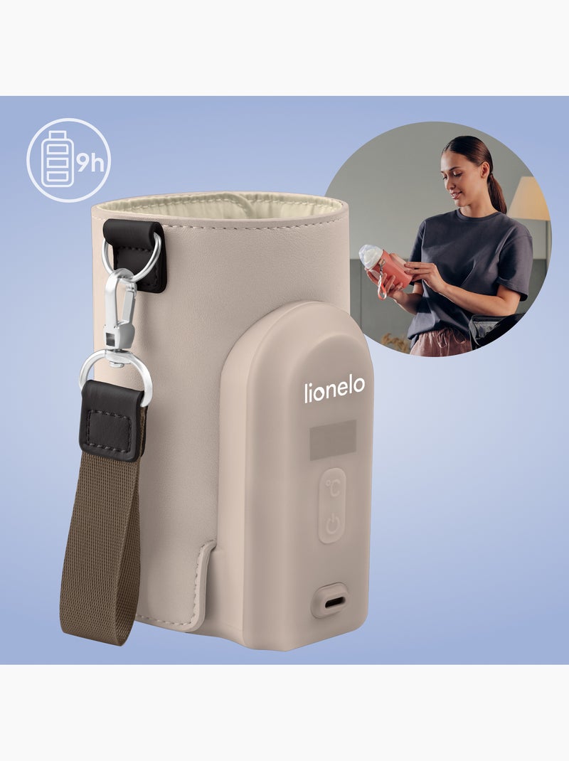 Calentador de biberones portátil LIONELO Thermup Go Evo - USB - Para botellas de plástico y vidrio ⌀ Beige - Kiabi