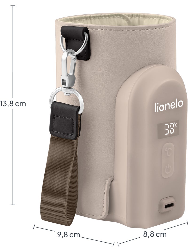 Calentador de biberones portátil LIONELO Thermup Go Evo - USB - Para botellas de plástico y vidrio ⌀ Beige - Kiabi