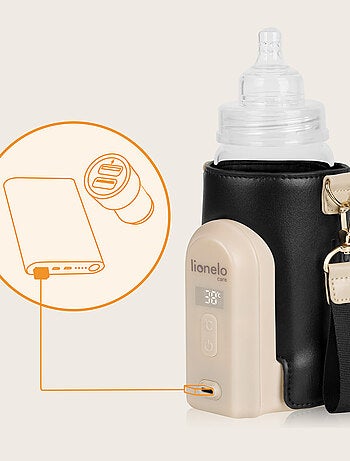 Calentador de biberones portátil LIONELO Thermup Go Evo - USB - Para botellas de plástico y vidrio ⌀
