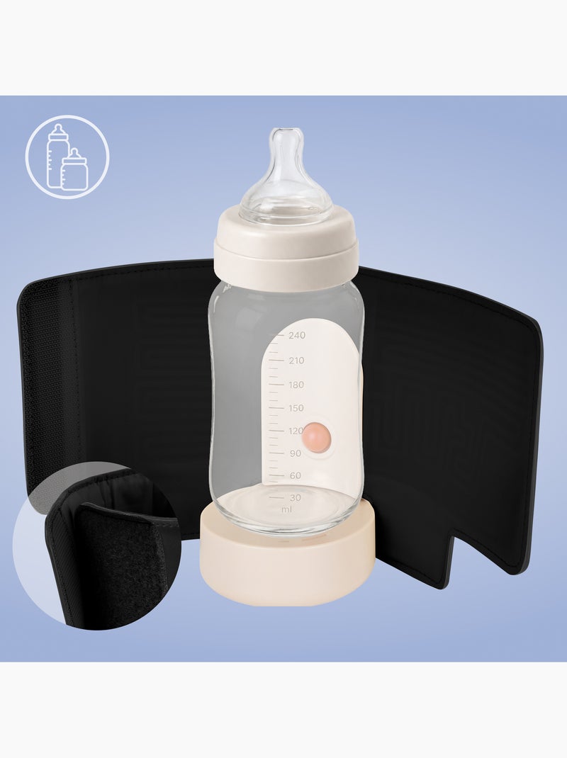 Calentador de biberones portátil LIONELO Thermup Go Evo - USB - Para botellas de plástico y vidrio ⌀ Negro - Kiabi