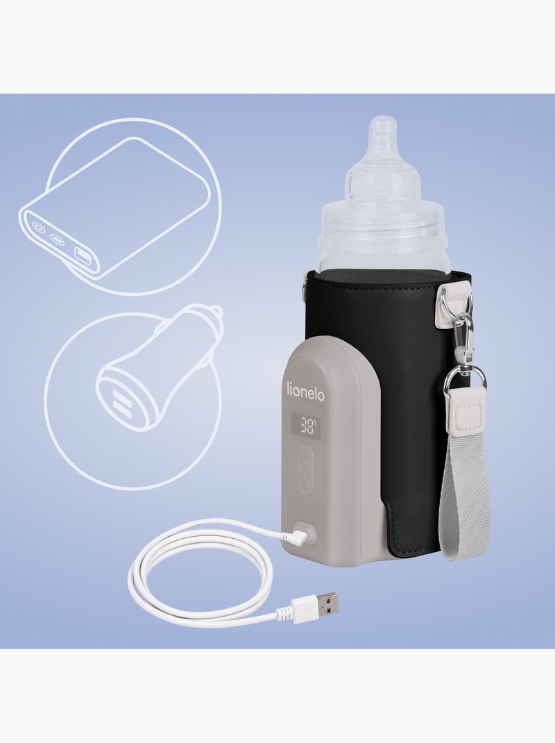 Calentador de biberones portátil LIONELO Thermup Go Evo - USB - Para botellas de plástico y vidrio ⌀ Negro Negro - Kiabi