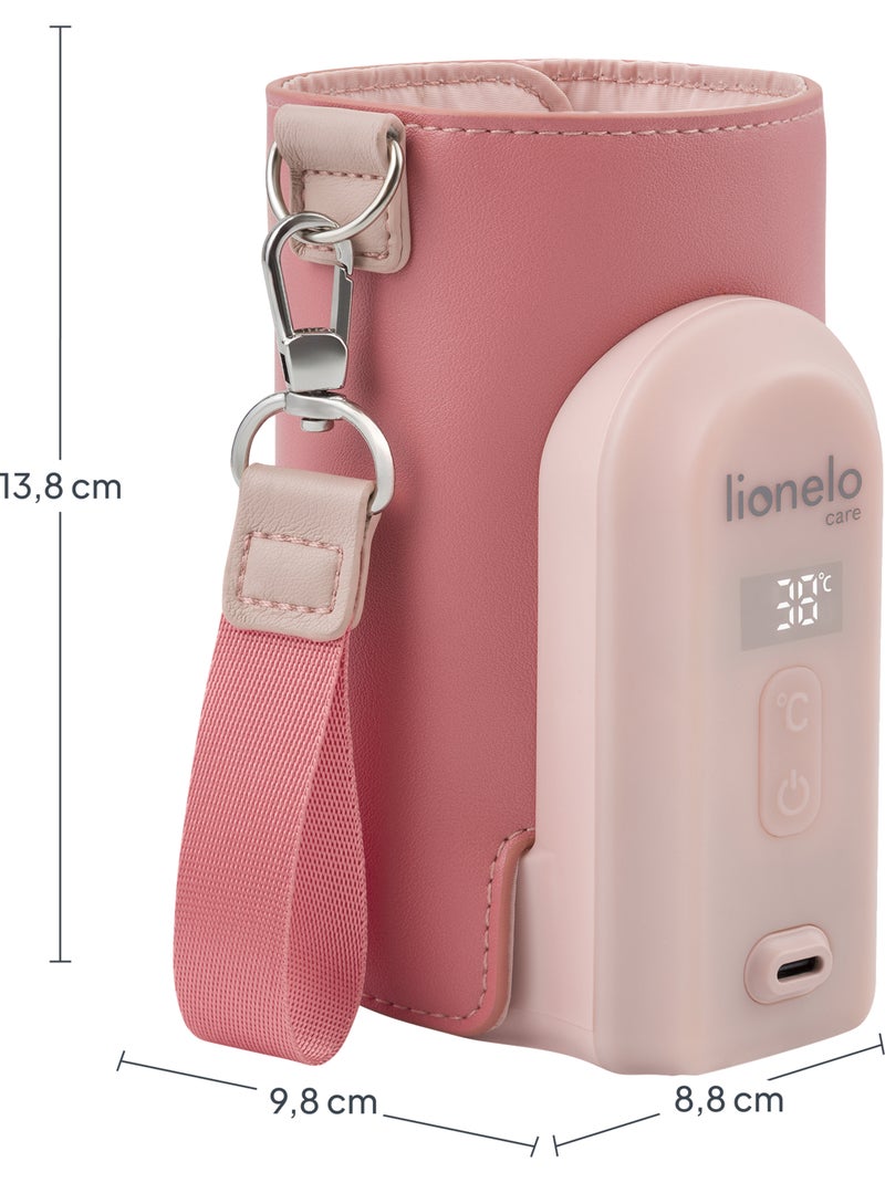 Calentador de biberones portátil LIONELO Thermup Go Evo - USB - Para botellas de plástico y vidrio ⌀ Rosa - Kiabi