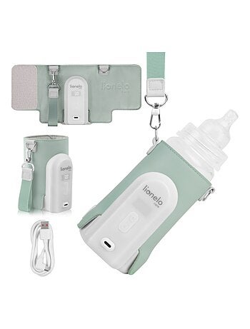 Calentador de biberones portátil LIONELO Thermup Go Evo - USB - Para botellas de plástico y vidrio ⌀
