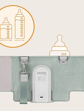 Calentador de biberones portátil LIONELO Thermup Go Evo - USB - Para botellas de plástico y vidrio ⌀