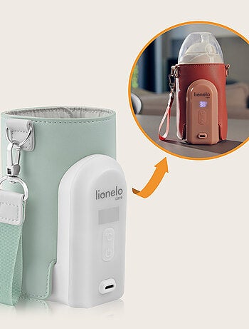 Calentador de biberones portátil LIONELO Thermup Go Evo - USB - Para botellas de plástico y vidrio ⌀