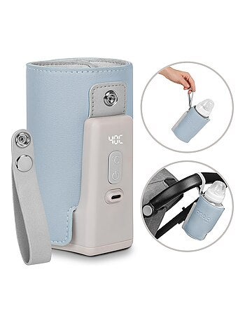 Calentador de biberones portátil Lionelo Thermup Go Plus - Sin BPA - 38-50 °C - Duración de la bater