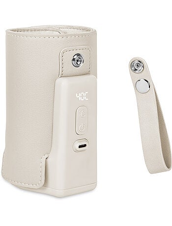 Calentador de biberones portátil Lionelo Thermup Go Plus - Sin BPA - 38-50 °C - Duración de la bater