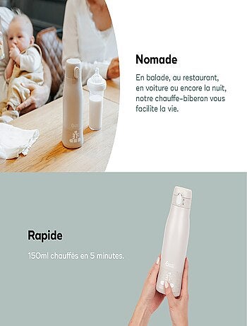 Calentador de biberones portátil Moov & Feed «Babymoov»